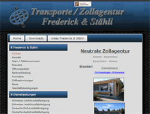 Tablet Screenshot of frederick-staehli.ch